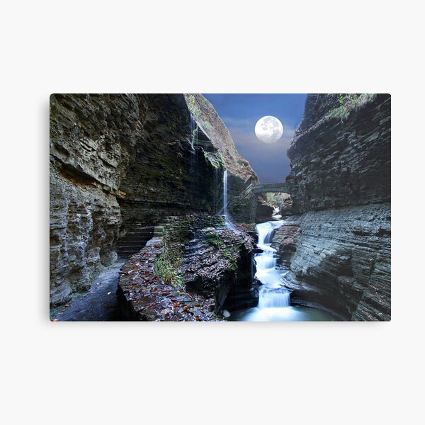 Rainbow Waterfalls Metal Print