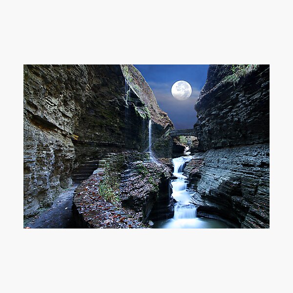 Rainbow Waterfalls Photographic Print
