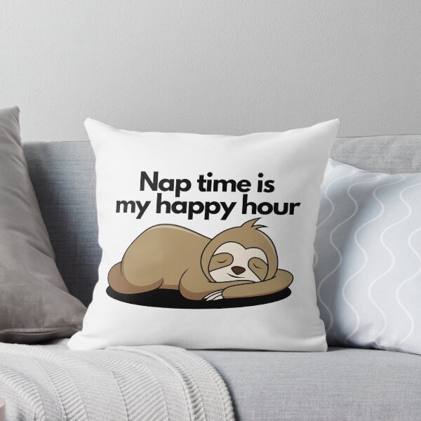 Item preview, Nap time is my happy hour funny quote.  designed and sold by DetectiveDog.