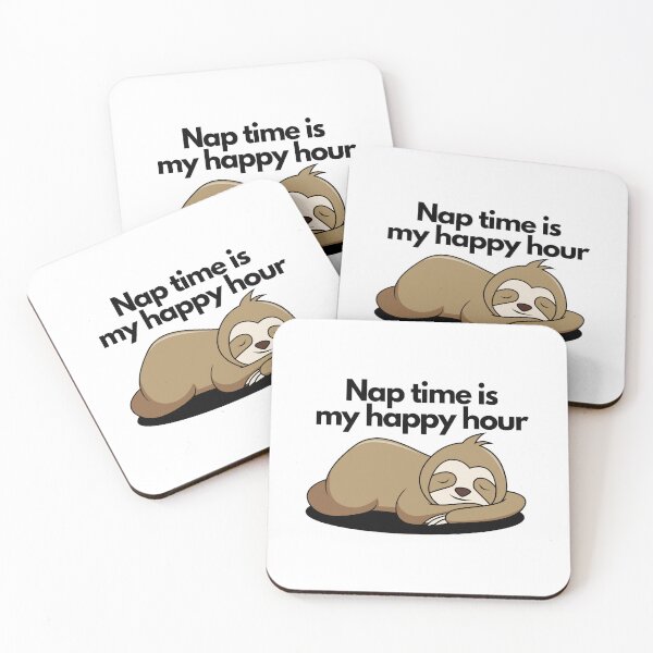 Item preview, Nap time is my happy hour funny quote.  designed and sold by DetectiveDog.