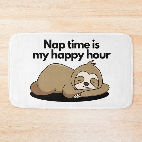 Item preview, Nap time is my happy hour funny quote.  designed and sold by DetectiveDog.