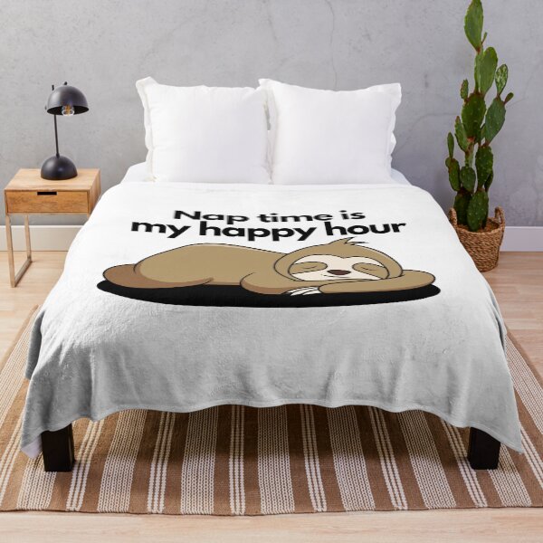 Item preview, Nap time is my happy hour funny quote. designed and sold by DetectiveDog.