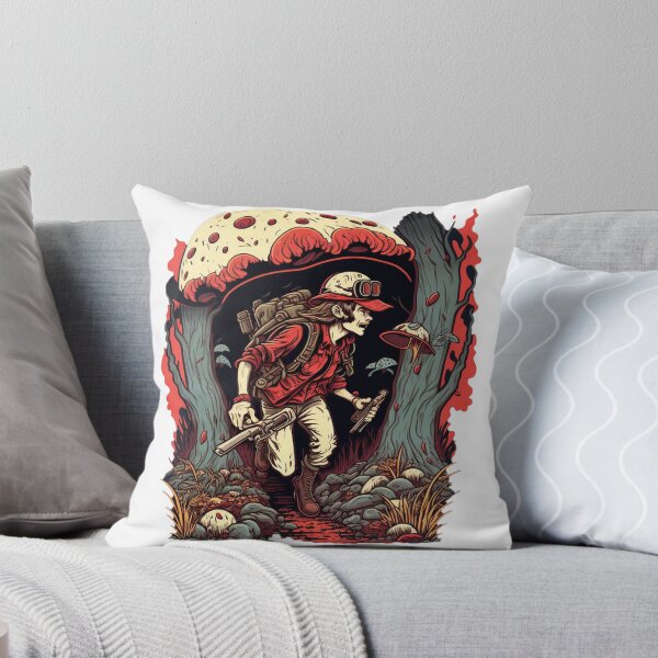 Item preview, Mushroom Hunter Retro 80s Style Fungi Mycology Lover designed and sold by ArtsyTreasures.