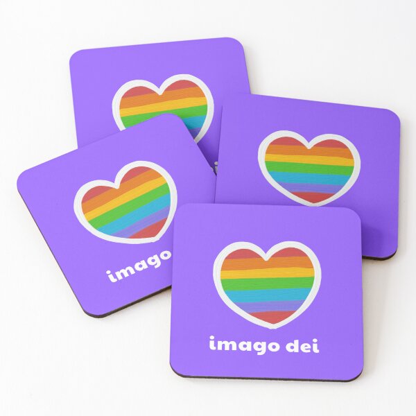 Item preview, Rainbow Imago Dei Heart designed and sold by 1PursuingLove.