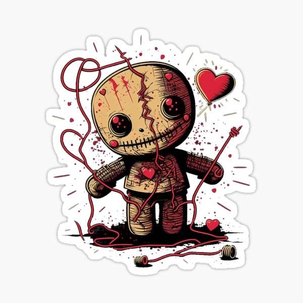 Deadpool Voodoo Doll  Deadpool Voodoo Doll Tattoo Outline HD Png Download   vhv