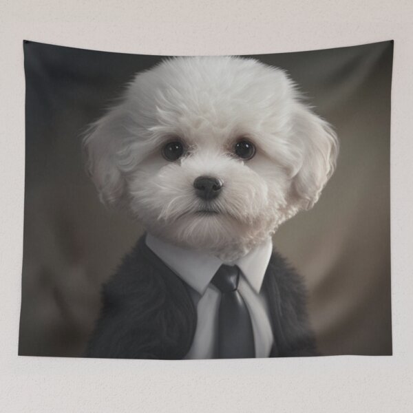 Item preview, Cute Bichon Portrait  designed and sold by IllReputes.
