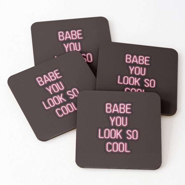Item preview, Babe You Look So Cool Black designed and sold by BadoCatto.