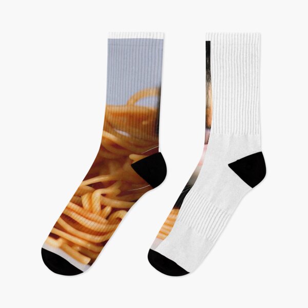 Item preview,  Cat Eating Spaghetti designed and sold by SociableAnimals.