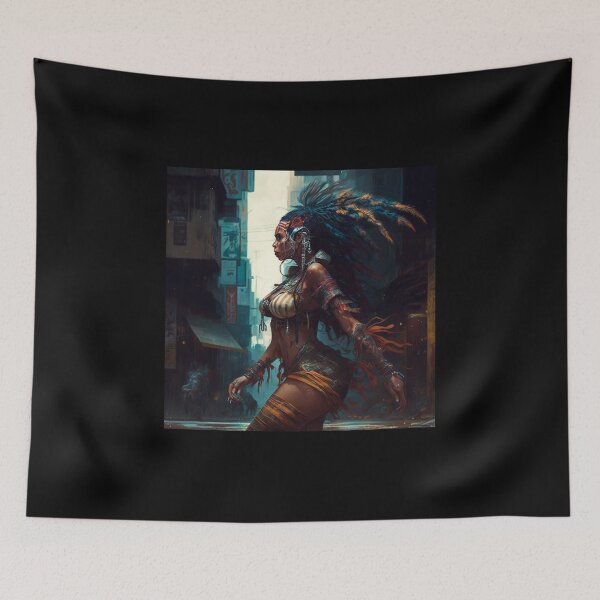Item preview, Manga art sexy indian Taino woman , cool T-shirts, , hoodies and accessories  designed and sold by zurckoov.