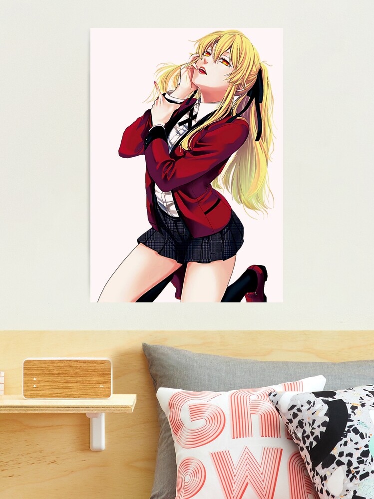 Camiseta Feminina Anime Kakegurui Yumeko Kirari Saotome Unissex