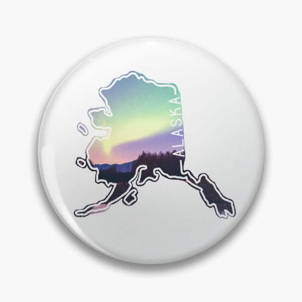 Item preview, Alaska State Sticker, Alaska Outline Decal for Water bottles, laptops,  designed and sold by mjs-Creative.