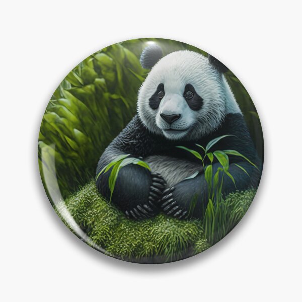 Item preview, Panda bear is sitting by the stream and enjoying the beautiful weather designed and sold by Globuwear.