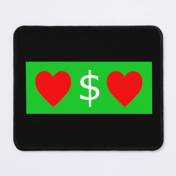 Item preview, Hearted $ (Heart Dollar) designed and sold by LEOEXPRESS.