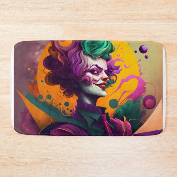 Item preview, smiling Joker woman style designed and sold by Animal-ink.