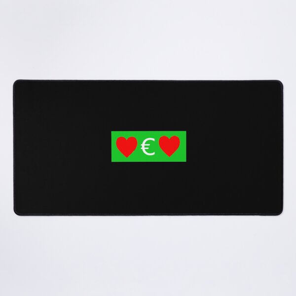 Item preview, Hearted € (Heart Euro) designed and sold by LEOEXPRESS.