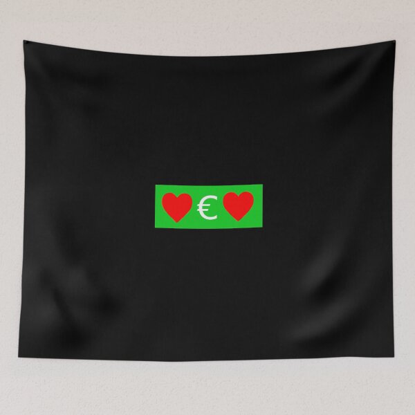 Item preview, Hearted € (Heart Euro) designed and sold by LEOEXPRESS.