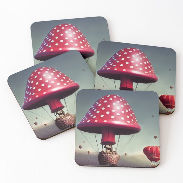 Item preview, Mushroom Airballoon designed and sold by EmeraldeaArt.