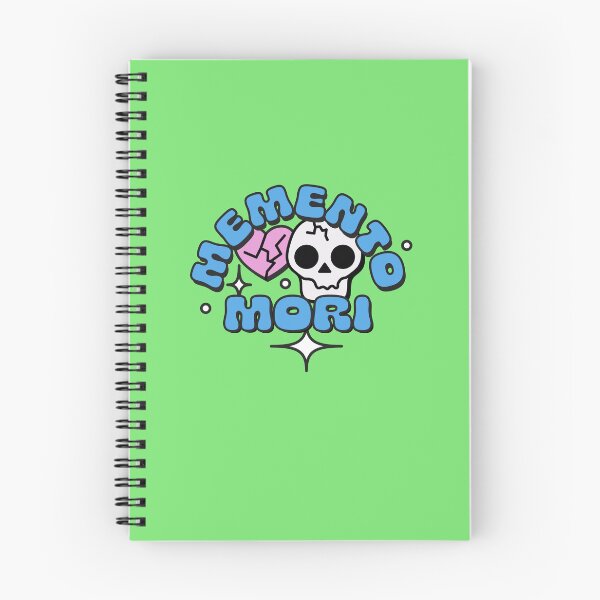 Item preview, Memento Mori with Skull and Hearts in Blue, Pink and White designed and sold by stoicjimny.