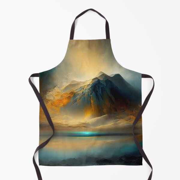Item preview, Surreal Foggy Mountain Lake designed and sold by UbeeU-Pixels.