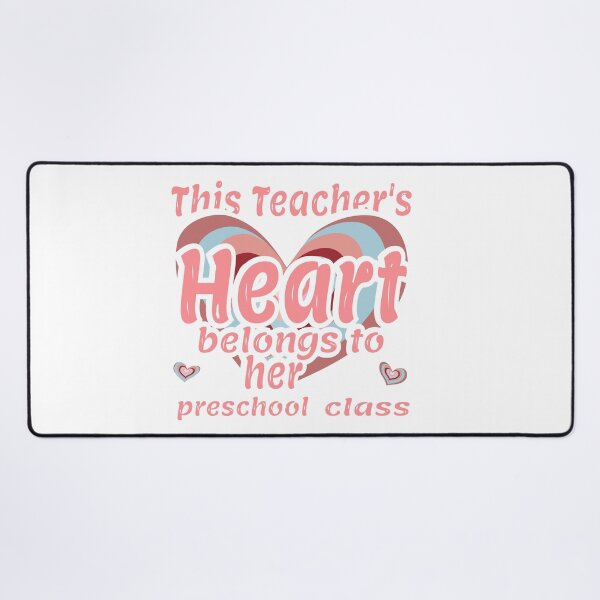 Item preview, This Teacher's Heart Belongs To Her Preschool Class designed and sold by diixtarshop.