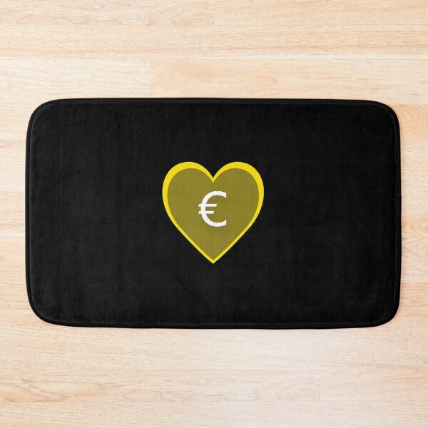 Item preview, Yellow Heart € (Yellow Heart Euro) designed and sold by LEOEXPRESS.