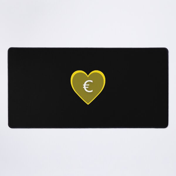Item preview, Yellow Heart € (Yellow Heart Euro) designed and sold by LEOEXPRESS.