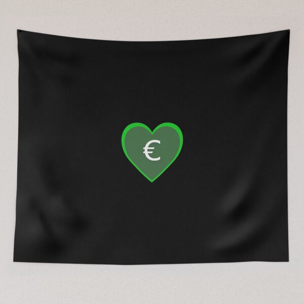 Item preview, Green Heart € (Green Heart Euro) designed and sold by LEOEXPRESS.