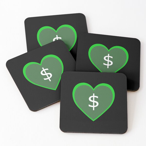 Item preview, Green Heart $ (Green Heart Dollar) designed and sold by LEOEXPRESS.