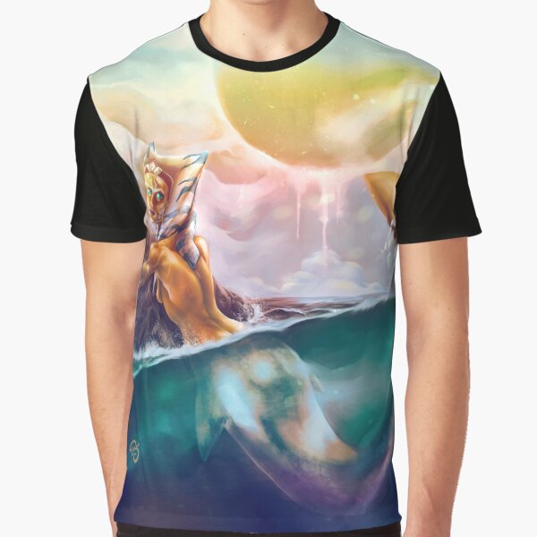 Vista previa del artículo con la obra «Sirena Ahsoka Tano», diseñado y vendido por MrFidelinchi.