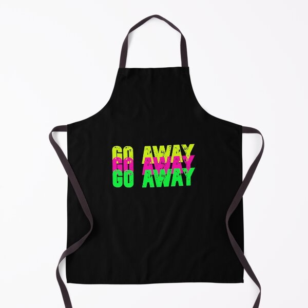 Item preview, GO AWAY (Colorful Font Design) designed and sold by LEOEXPRESS.