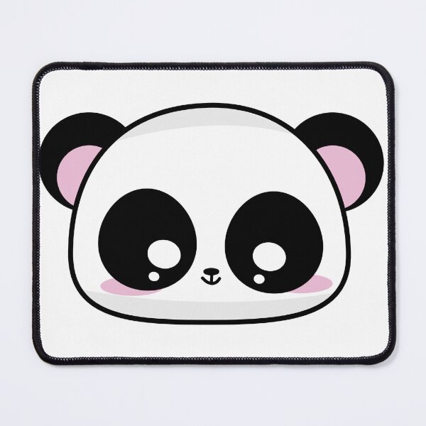 Item preview, Panda Kawaii Preto e Branco com bochechas rosadas designed and sold by GirlaineSQ.