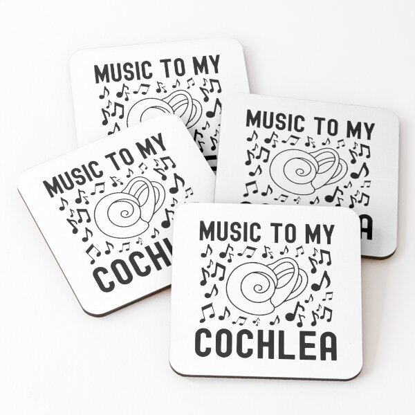 Item preview, Music To My Cochlea - Hearing Impaired, Ear, Stapes, Incus, Speech Therapist, Audiologist, Music To My Ears, Tympanic Membrane, Ear Drum, Inner Ear, Malleus, Cochlea Implant designed and sold by jadedscientist.