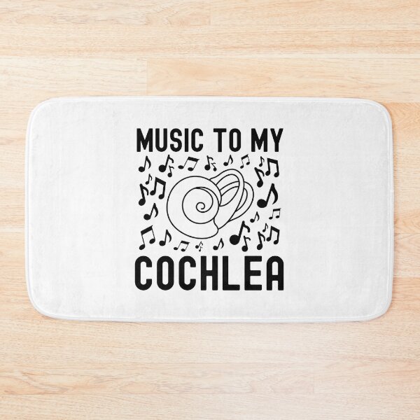Item preview, Music To My Cochlea - Hearing Impaired, Ear, Stapes, Incus, Speech Therapist, Audiologist, Music To My Ears, Tympanic Membrane, Ear Drum, Inner Ear, Malleus, Cochlea Implant designed and sold by jadedscientist.