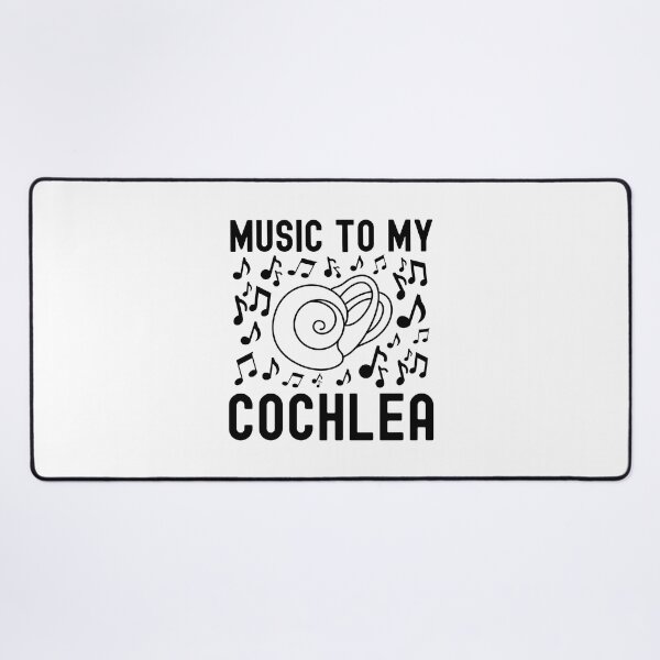 Item preview, Music To My Cochlea - Hearing Impaired, Ear, Stapes, Incus, Speech Therapist, Audiologist, Music To My Ears, Tympanic Membrane, Ear Drum, Inner Ear, Malleus, Cochlea Implant designed and sold by jadedscientist.