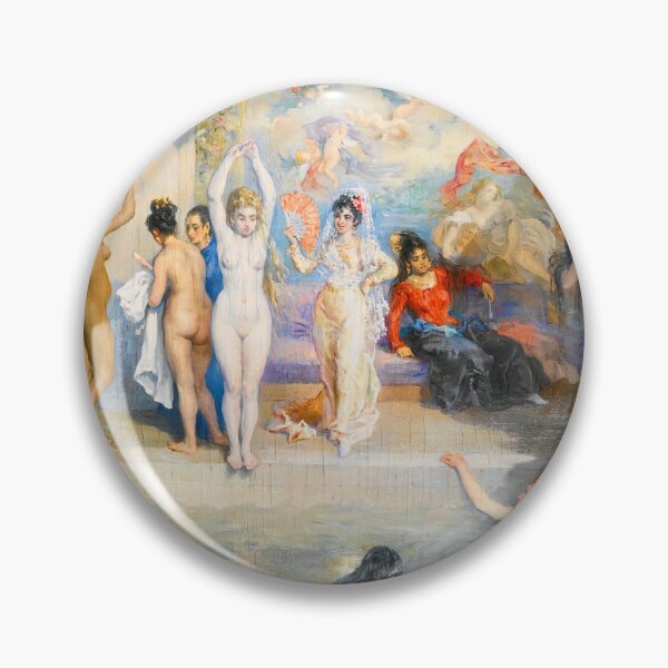 Item preview, In the baths Figurative A. L. Prevost is a 19th Century artist IN THE BATHS designed and sold by TeeARTHY.