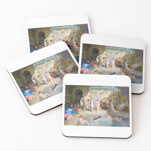 Item preview, In the baths Figurative A. L. Prevost is a 19th Century artist IN THE BATHS designed and sold by TeeARTHY.
