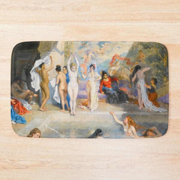 Item preview, In the baths Figurative A. L. Prevost is a 19th Century artist IN THE BATHS designed and sold by TeeARTHY.