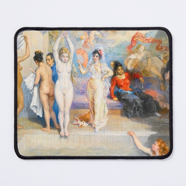 Item preview, In the baths Figurative A. L. Prevost is a 19th Century artist IN THE BATHS designed and sold by TeeARTHY.