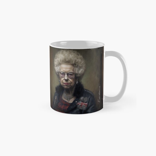 HRH Queen Elizabeth Tale Teller Club Orchestra Art by iServalan CDM Music Tracks and Book Illustrations  Classic Mug
