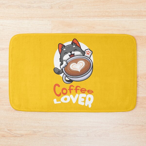 Item preview, Cute Funny Coffee Lover Kitten designed and sold by VIKING  PROJECT.