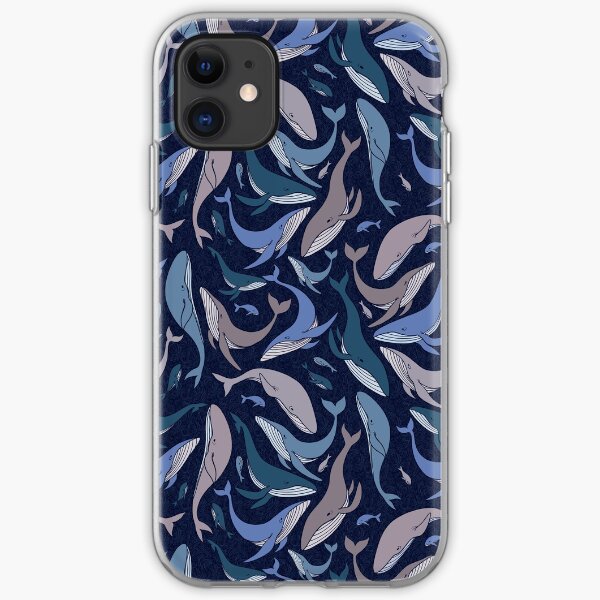 School of whales iPhone Soft Case