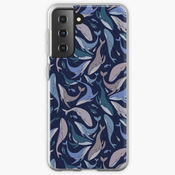 School of whales Samsung Galaxy Soft Case