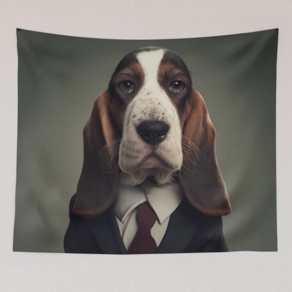 Item preview, Basset Hound in a Suit designed and sold by IllReputes.
