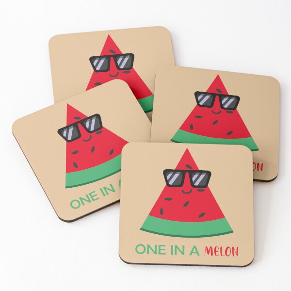 Item preview, One in a Melon Funny Fruits Watermelon Pun designed and sold by wtfbba.