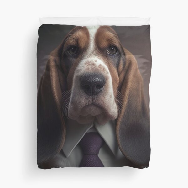 Basset hound 2024 duvet cover