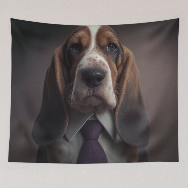 Item preview, Basset Hound at Work designed and sold by IllReputes.