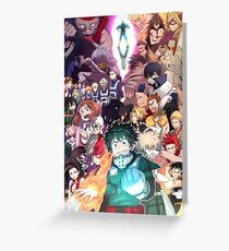 My hero academia Greeting Card