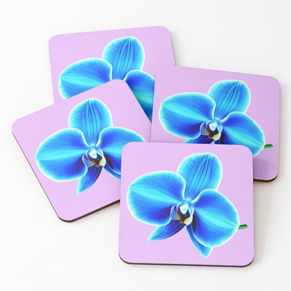 Item preview, Beautiful Blue orchid flower artwork designed and sold by gramizzia.
