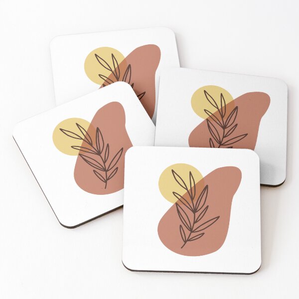 Item preview, Boho Shapes and Black Leaves designed and sold by zibziby.