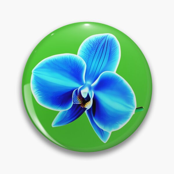 Item preview, Beautiful Blue orchid flower artwork designed and sold by gramizzia.